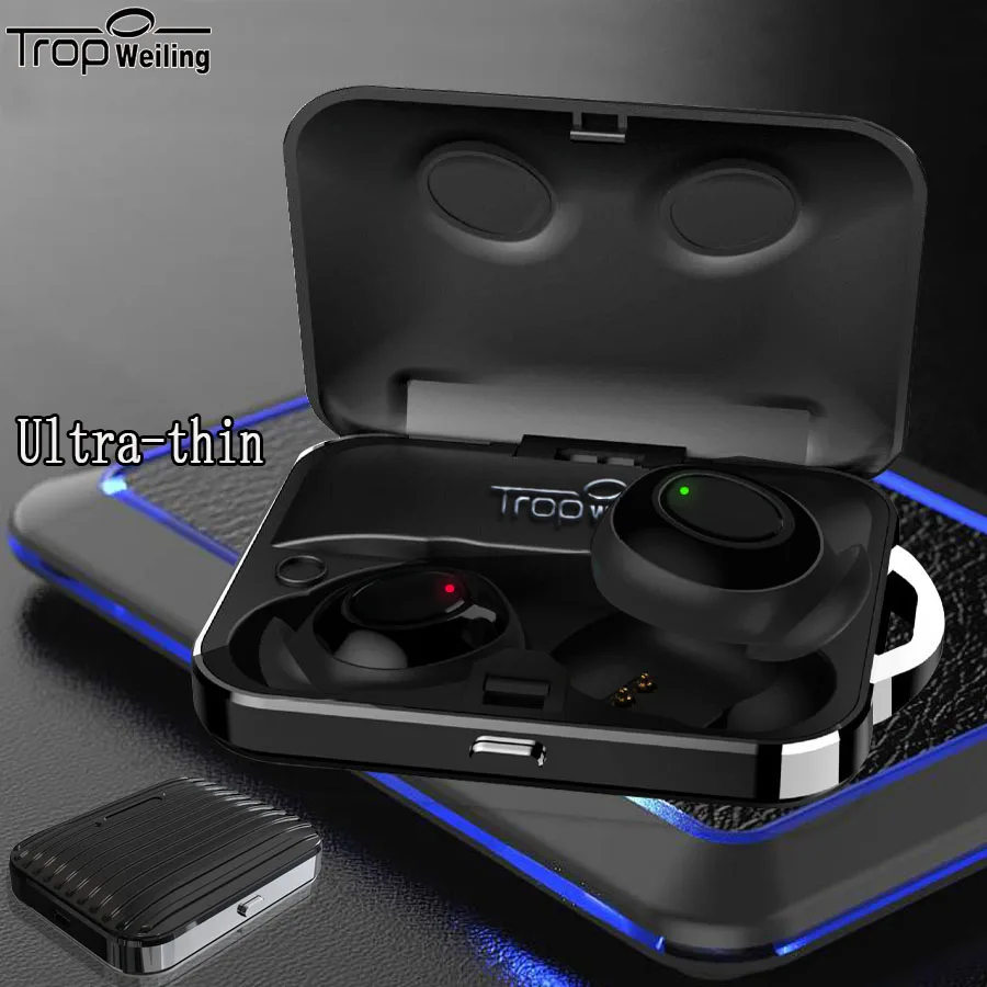 Мини бокс Bluetooth наушники стерео гарнитура беспроводная 5 0 для игр