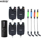 Беспроводной сигнализатор для ловли карпа, 1 + 4 рыболовных снасти, сигнализатор поклевки, SQ-4