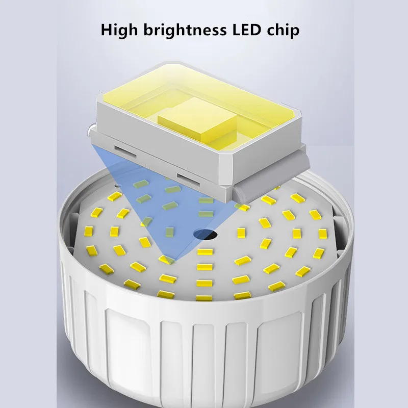 Светодиодная аварийсветильник лампа 3 режима работы перезаряжаемый аккумулятор