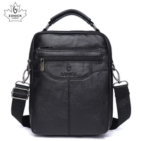 mens genuine leather bag crossbody bag messenger bags for men leather handbags 2019 fashion flap male shoulder handbag zznick