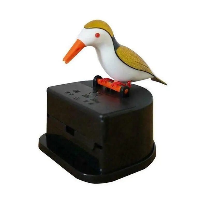 

Toothpick Storage Box Automatic Bird Toothpick Dispenser Bird Woodpecker Toothpick Dispenser Table Decoration Toothpick Case