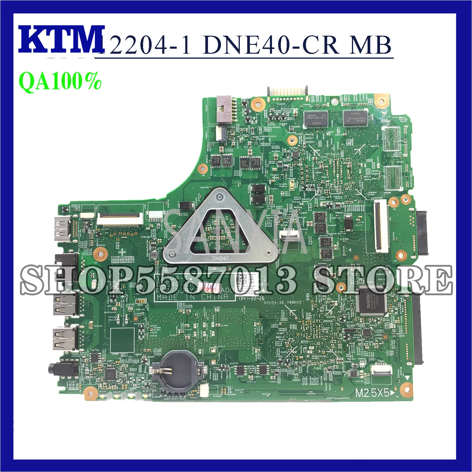 

KEFU 12204-1 Laptop motherboard for Dell Inspiron 14R 3421 5421 2421 original mainboard I7-3517U GT625M