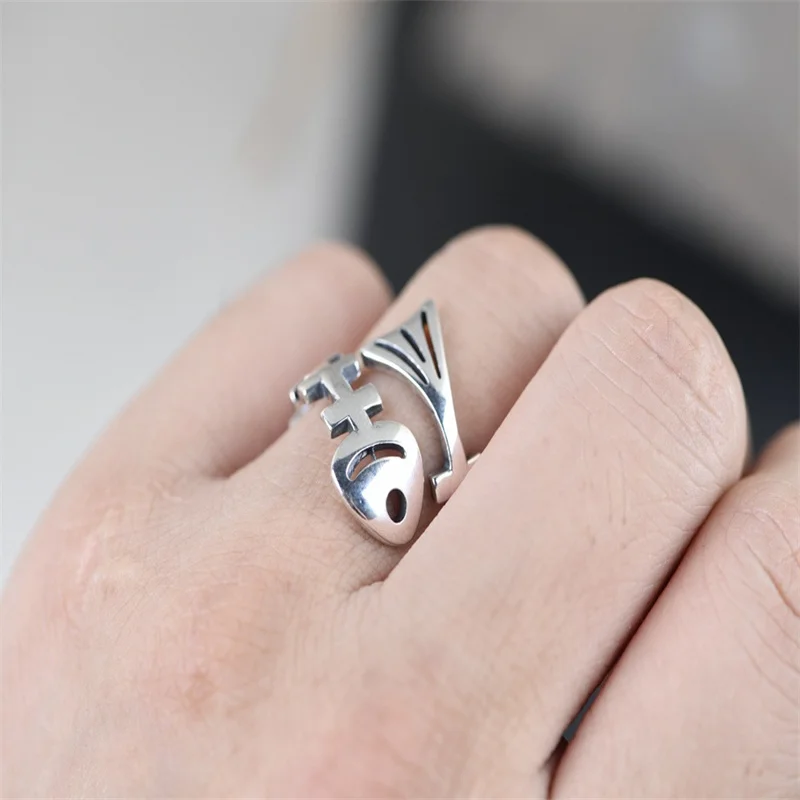 

Coconal Cute Punk Fish Shape Ring for Women Man Simple Hollow Design Hip Hop Ring Couple Party Personality Jewelry Trendy
