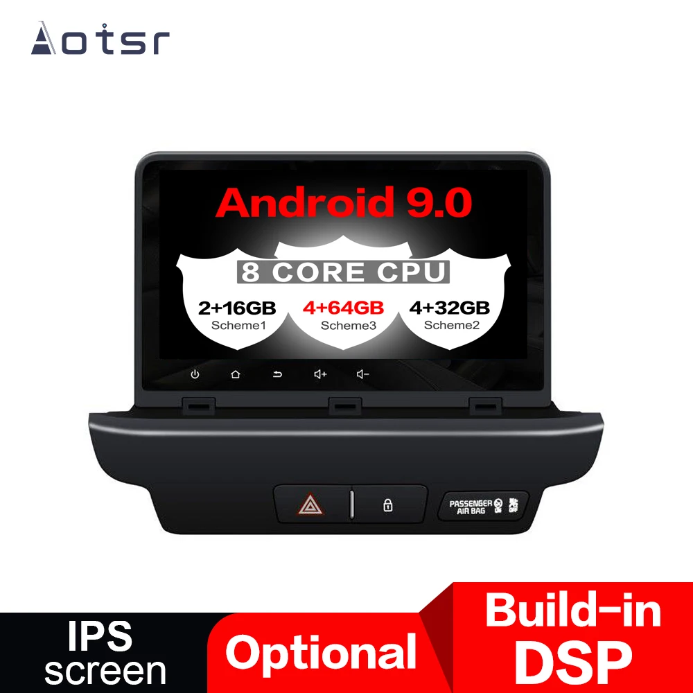 Автомобильный DVD плеер на Android 9 0 GPS навигатор для KIA CEED 2017 2018 автомобильный