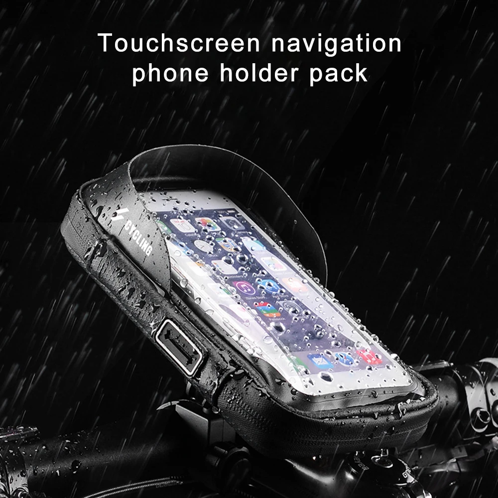 Велосипедная сумка Водонепроницаемая передняя на руль велосипеда 6/5 8 дюймов |