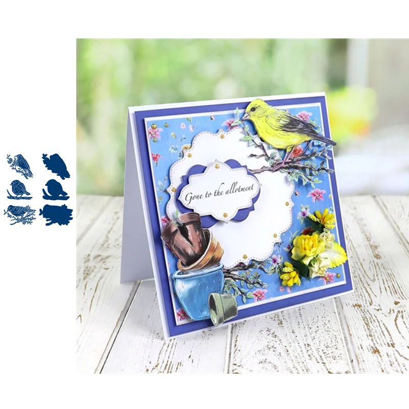 

Lark Animal Bird Cutting Dies Scrapbook Dariy Decoration Stencil Embossing Template DIY Greeting Card Handmade