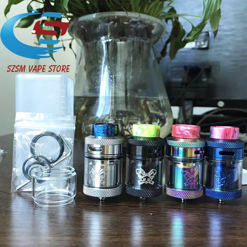 Атомайзер Deadth Rabbit RTA 25 мм 2 мл/4 5 мл rta с баком пузырем одна/двойная катушка