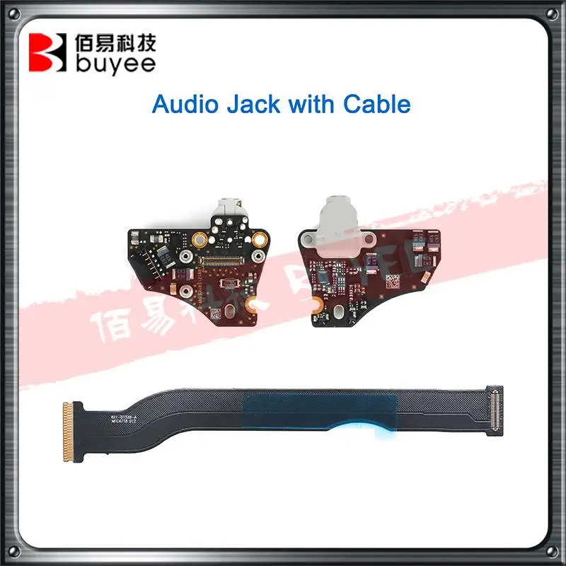 Original A1932 Headphone Jack Audio Board With Cable For Macbook Air 13.3  A1932 Audio Board EMC 3184 MRE82 2018 Year