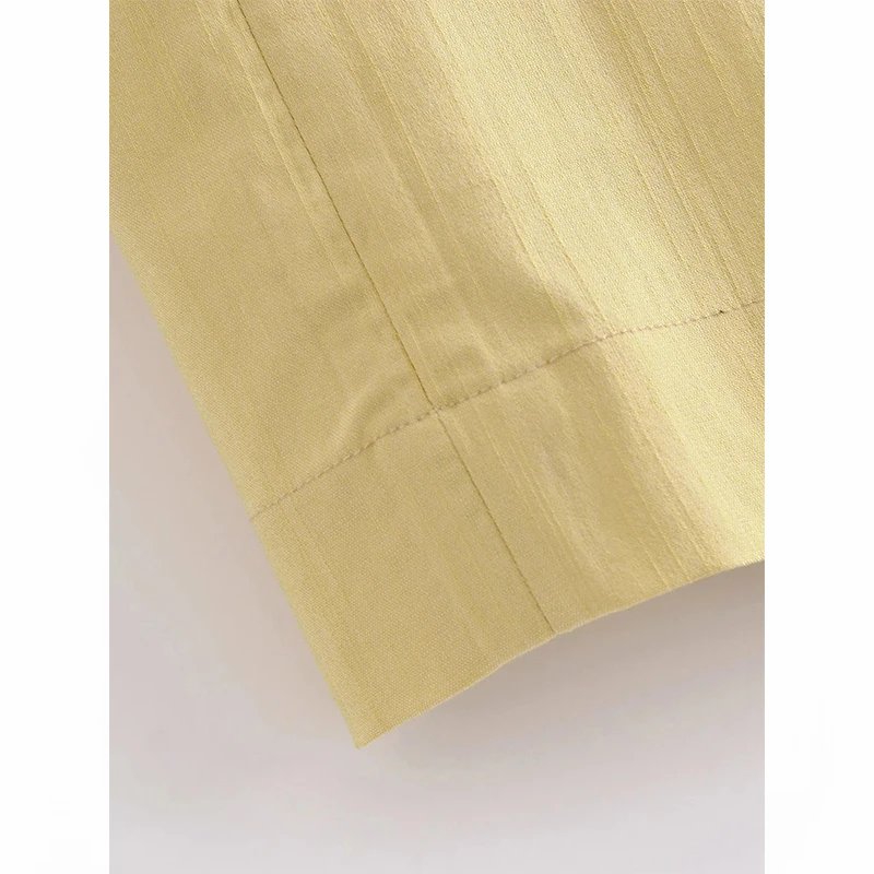 

Za 2021 Vest Women Summer Sleeveless Oversize Jacket Woman Fashion Pockets Loose Yellow Button Up Female Waistcoat Tops