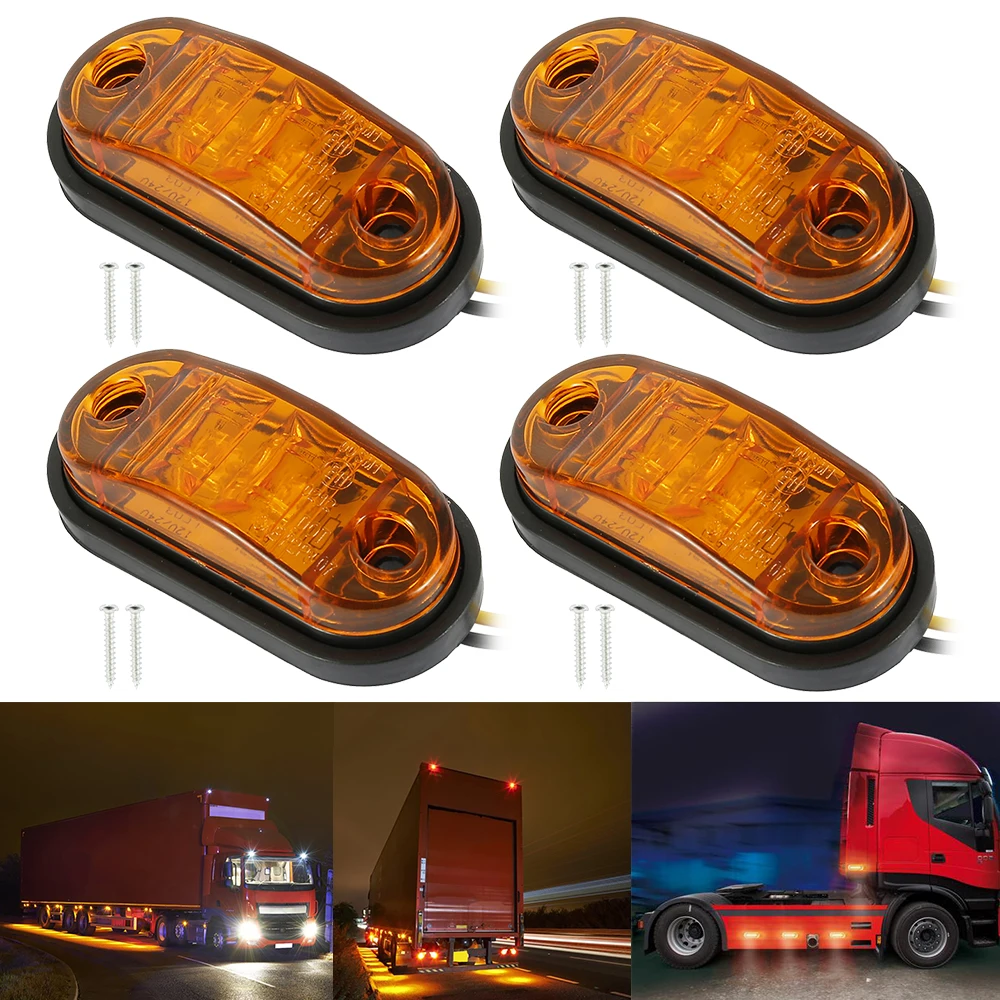 Боковой светильник для грузовика позиционный светодиодный индикатор 12 В 24