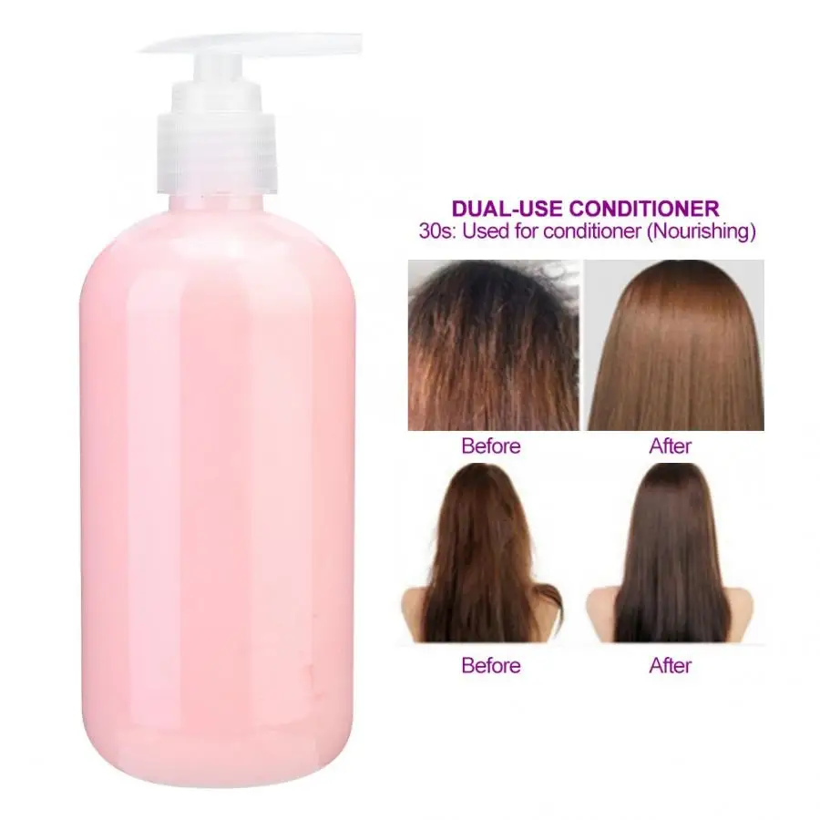 Кератиновый выпрямитель для волос 300 мл силиконовый Кондиционер без