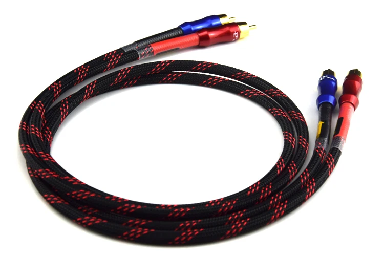 

HIFI Stereo Pair RCA Cable High-performance Premium Hi-Fi Audio 2rca to 2rca Interconnect Cable