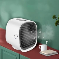 small portable air conditioner small usb air cooler with built in ice box fan with strong night light for home and office