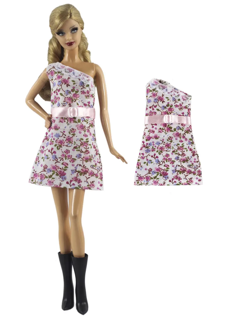 

New Floral Skirt Dress Outfit Suit Sets for Barbie BJD FR SD Doll Clothes Role Play Accessories Toys for Girl