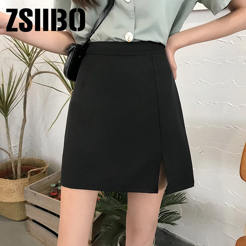 Зимняя и летняя черная Брендовая женская юбка эластичные женские юбки миди