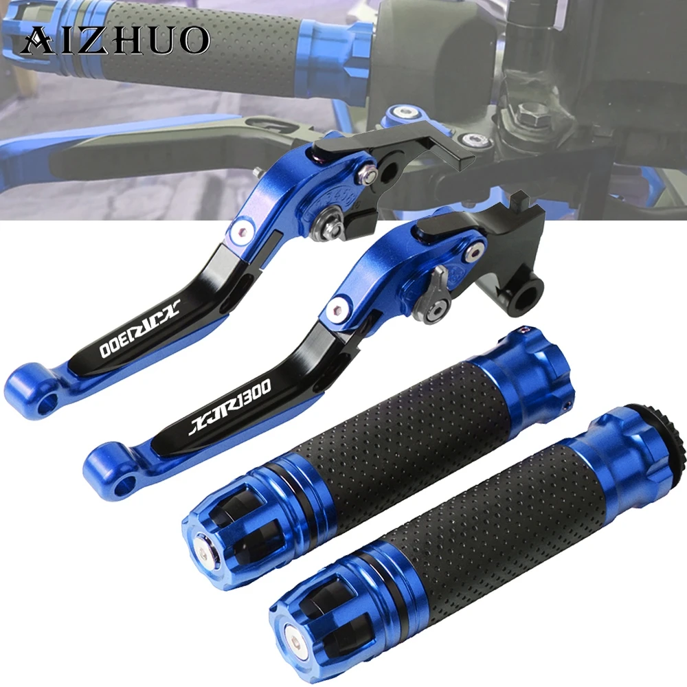 Выдвижной рычаг сцепления тормоза мотоцикла + ручки руля для YAMAHA XJR1300 XJR 1300 1995 2003