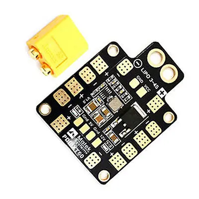 Matek System PDB XT60 W/BEC 5V и 12V 2oz Медный для радиоуправляемого вертолета FPV Quadcopter