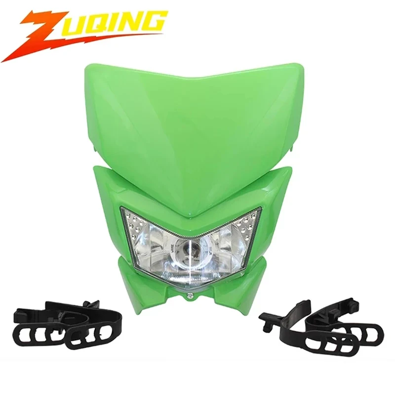 

Motorcycle Headlight Headlamp Head Lamp Light For Kawasaki KMX KX KLX KLR KLE ZZR KDX 110 125 140 250 300 450 650 WR