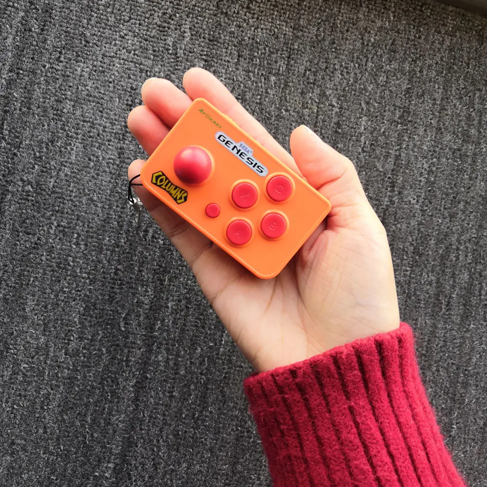 Новая мини аркадная Nano игровая консоль подлинный аркадный стиль джойстик встроенный в 10 игр для sega ТВ игровая консоль