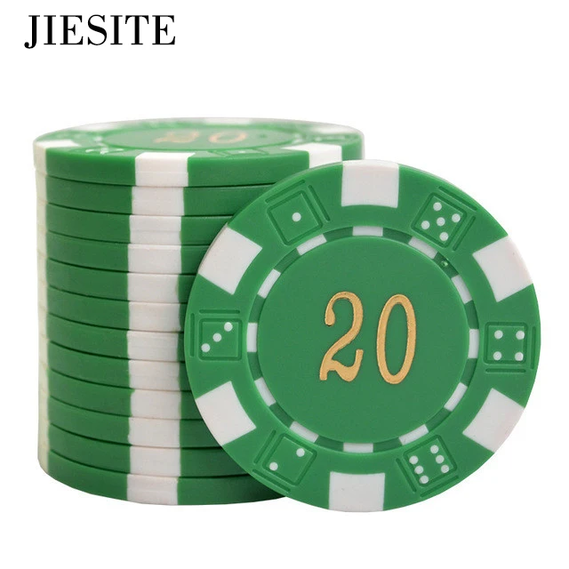JIESITE 25 шт./лот 11 5 г/шт. ABS золотые игральные кости покерные чипы монеты Техасский