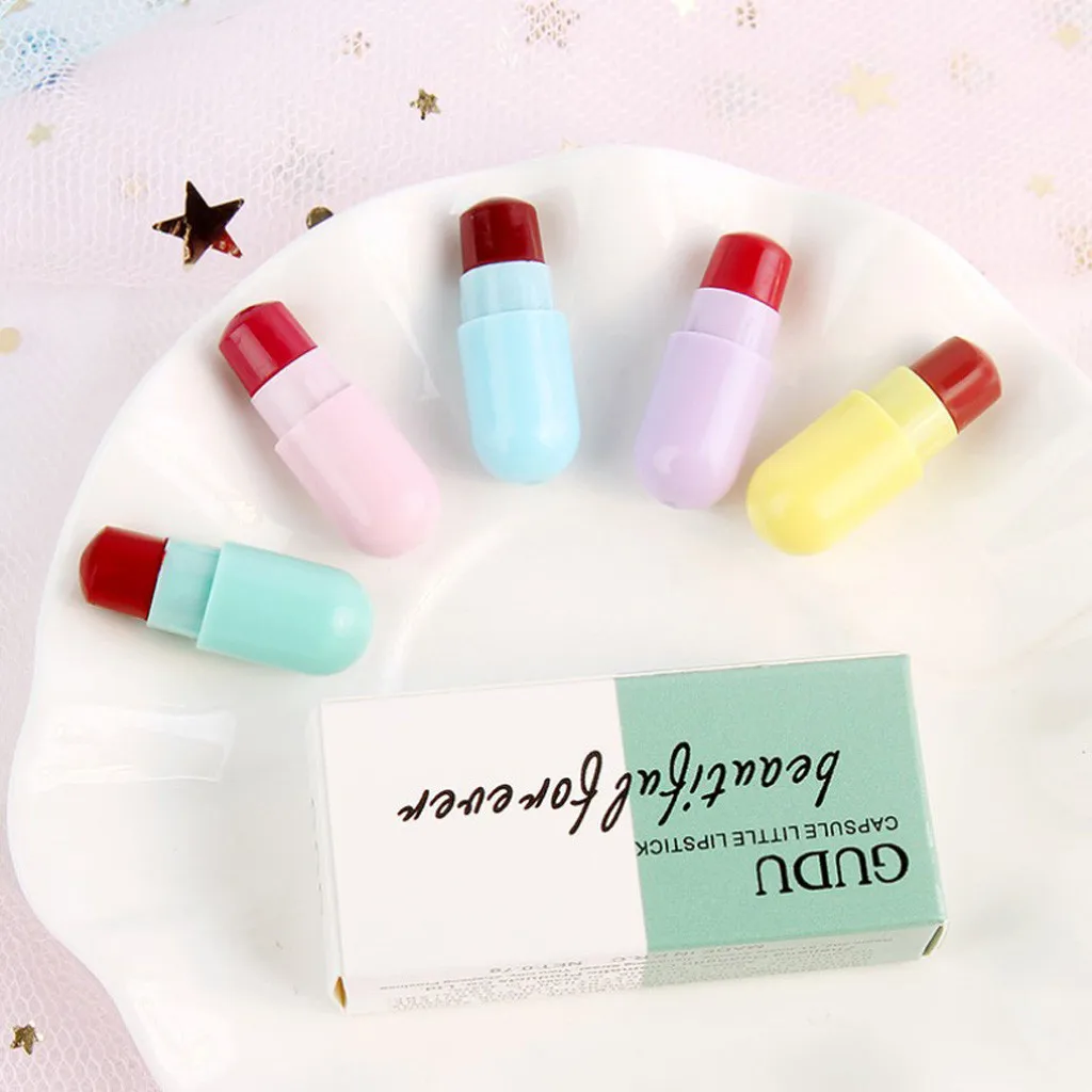 Капсульная водостойкая губная помада 1 шт. длительный подарок для женщин