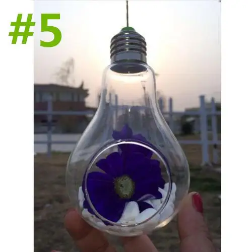Diy цветочный горшок идеальный подарок для семьи лампа ваза стеклянный Декор