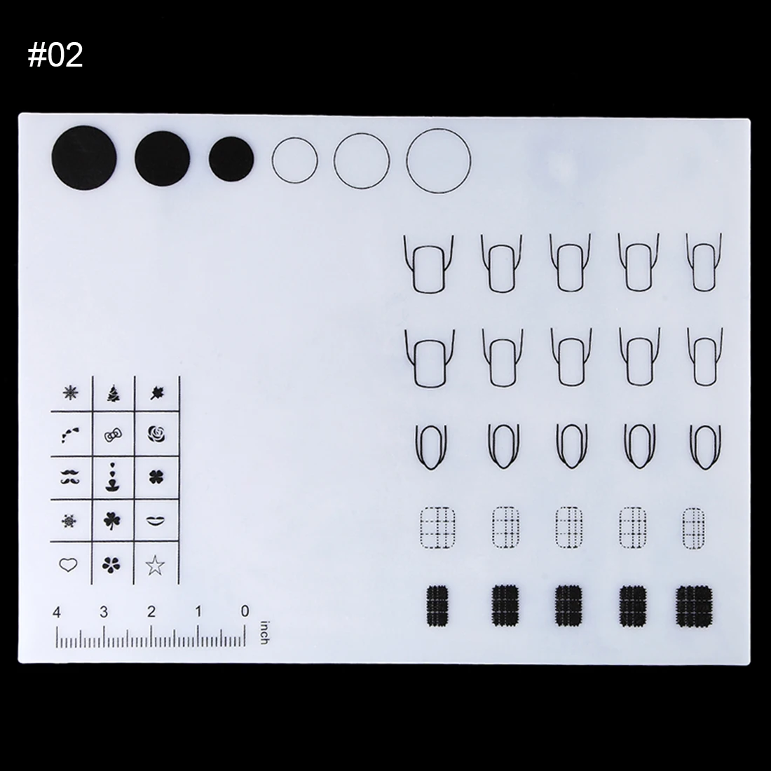 

Силиконовый коврик для ногтей 40*30 см, силиконовый коврик для ногтевого дизайна, инструмент для маникюра
