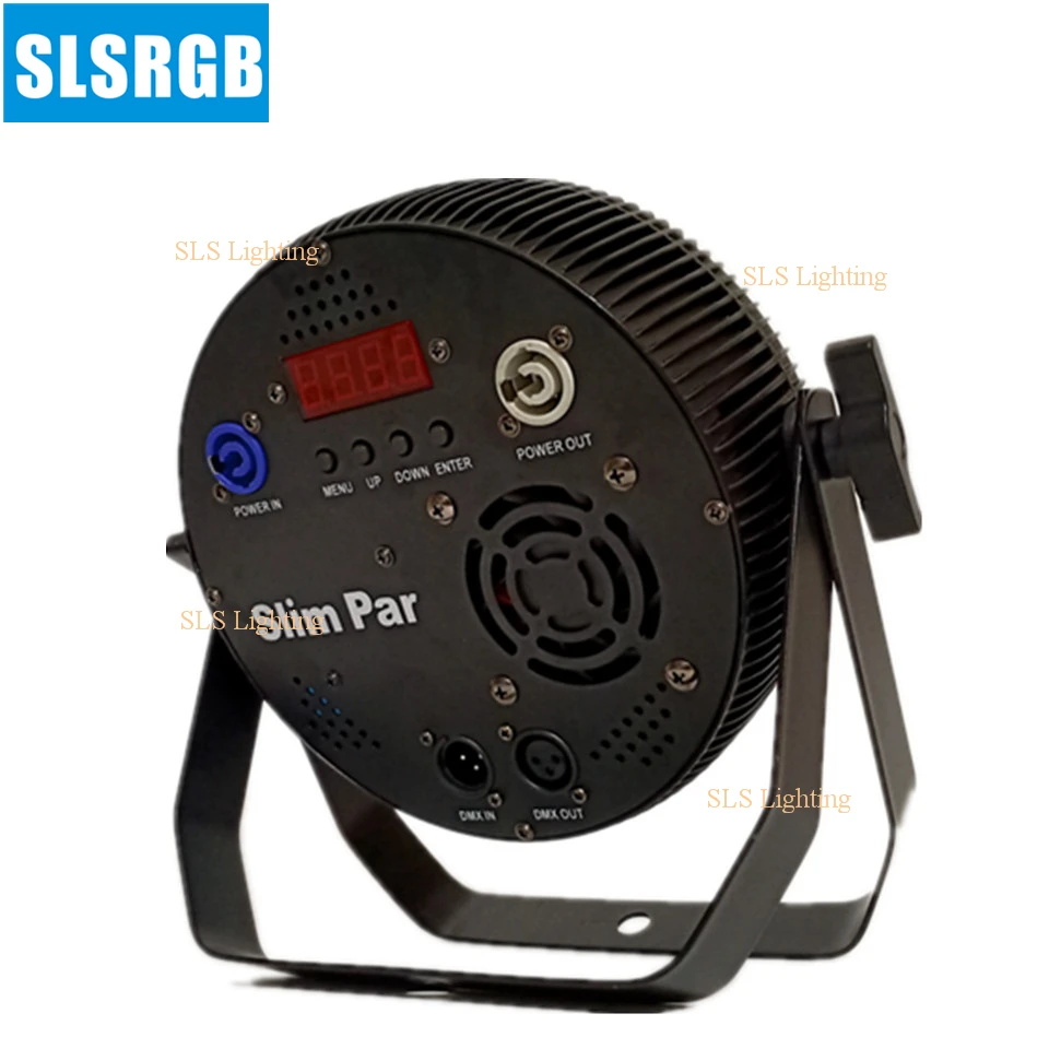 8 шт./лот и чехол для полета светодиодный тонкий плоский Par 18*12 Вт RGBA 4-в-1 DMX