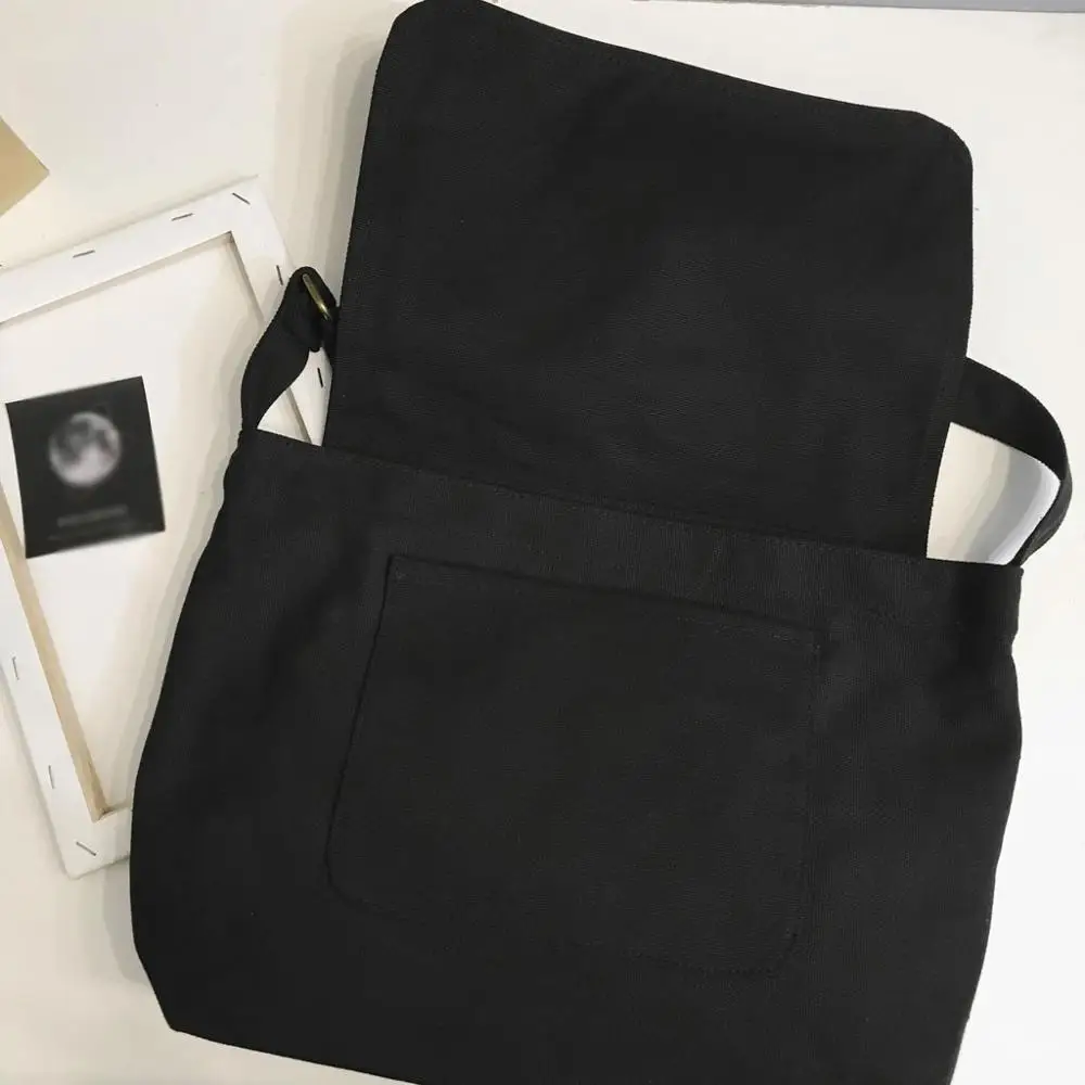 Leisure Shopping Travel Canvas Shoulder Bag Flip Cover Messenger Pack Large Collapsible Tote Inclined /E |