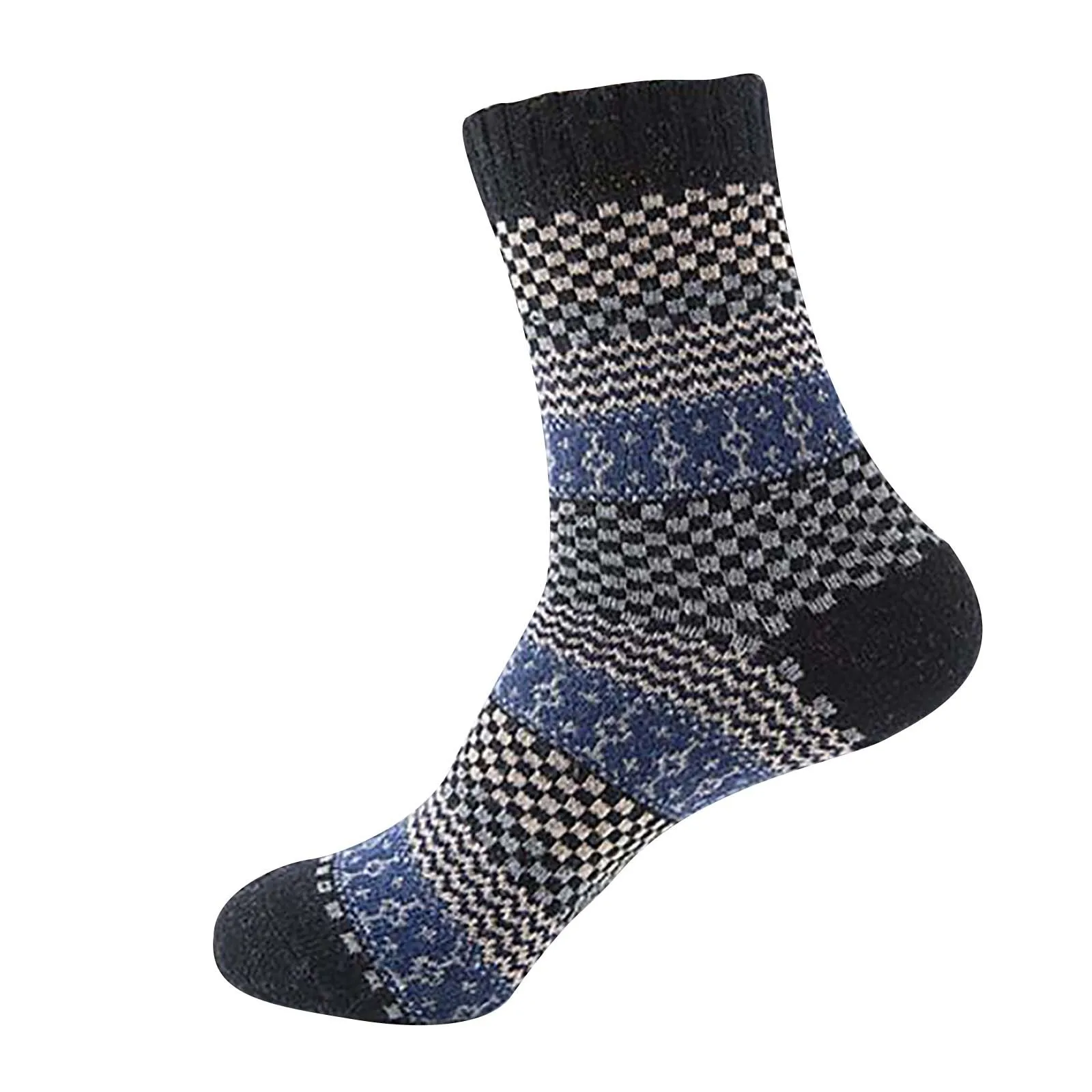 

Womens Socks Winter Wool Socks Cozy Knit Warm Winter Socks for Mountain Climbing Skiing Christmas GiftsArtistic Style 2023