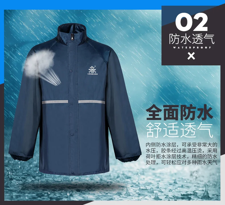 

Pants Jacket Raincoat Women Waterproof Adult Set Outdoor Ladies Hooded Raincoat Hiking Chubasquero Mujer Rider Rainsuit KK60YY