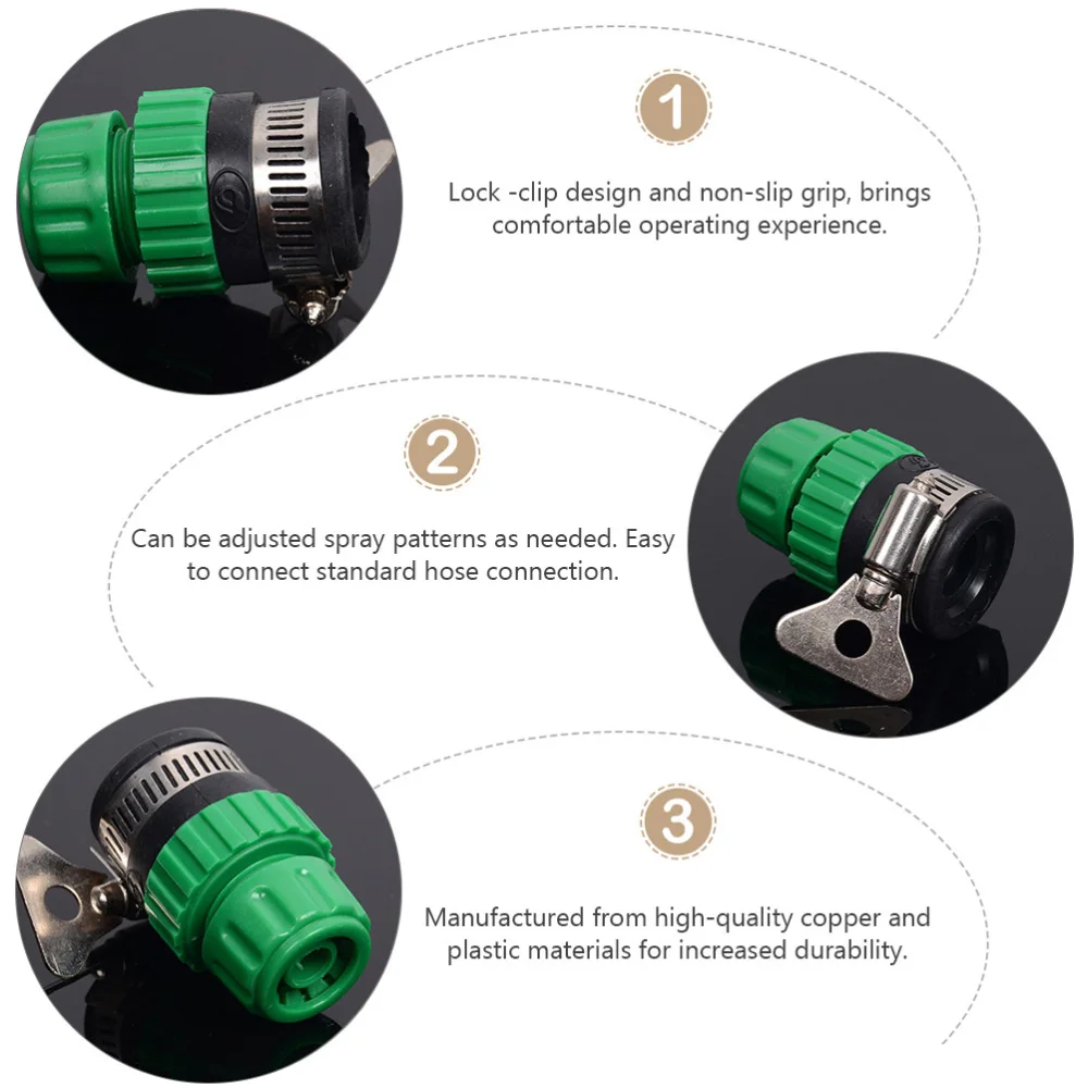 

2pcs Garden Water Sprayer Car Wash Sprayer Car Washing Nozzle with Connectors