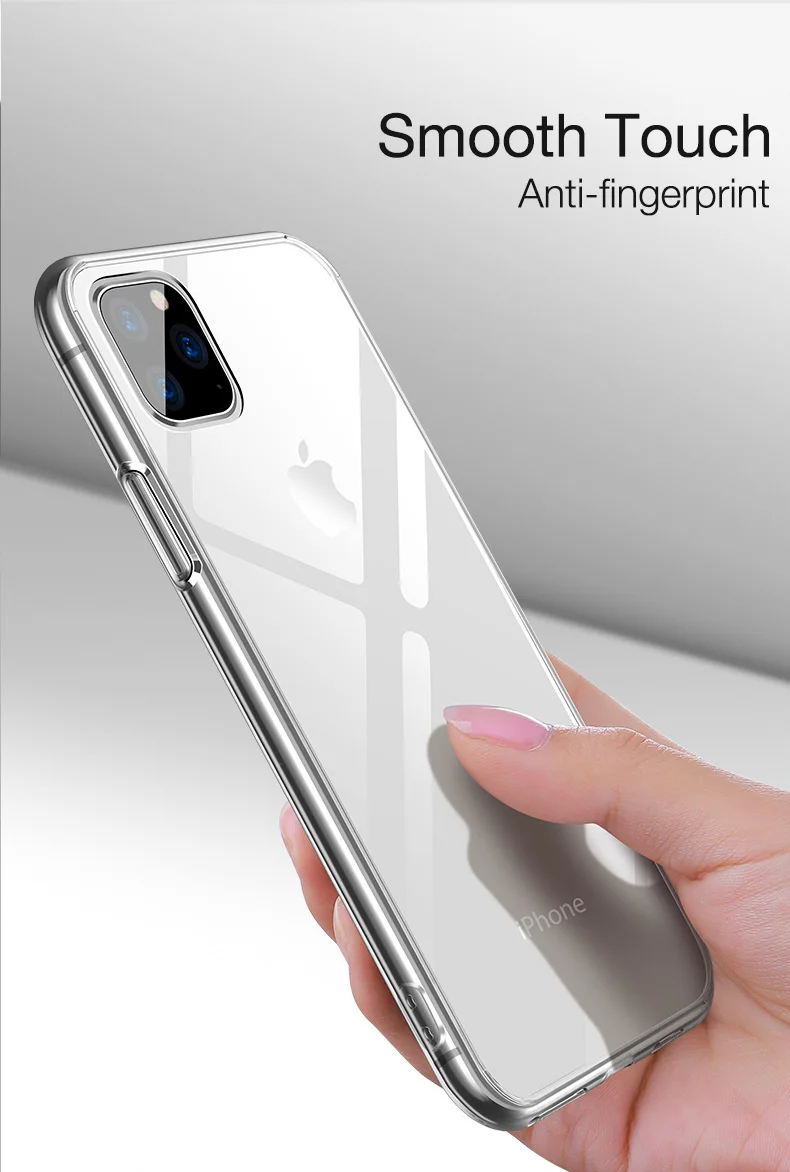 Cafele для iPhone 11 Pro Max чехол прозрачный TPU edge+ закаленное стекло задняя панель чехол для iPhone 11 pro max Защитная крышка