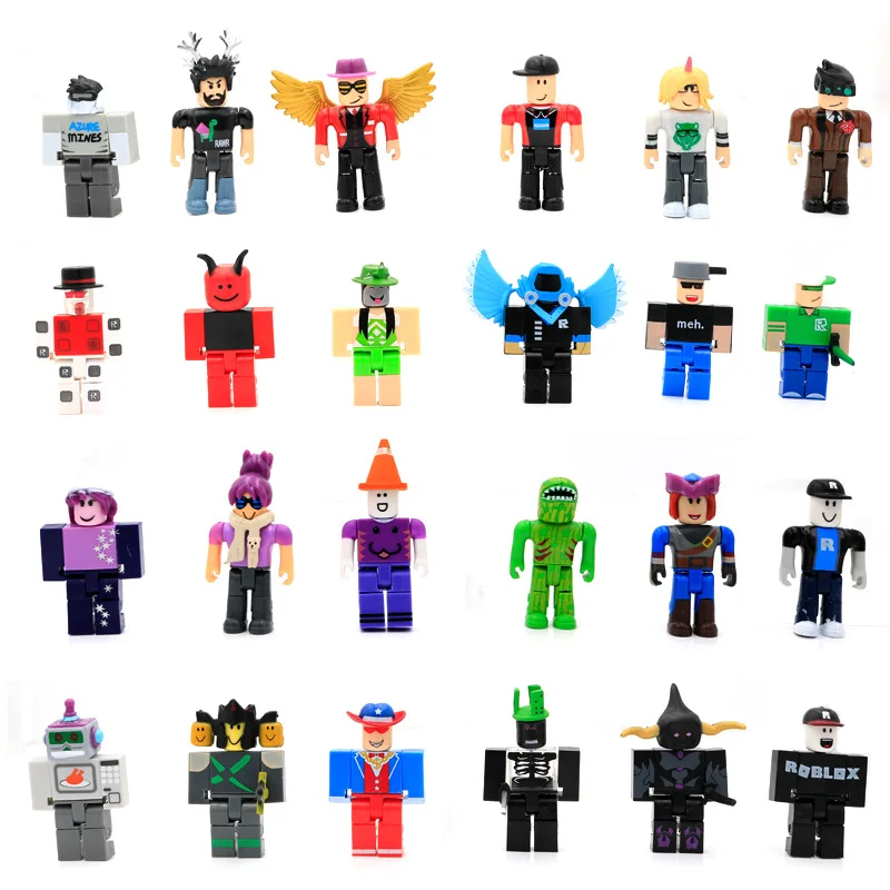 24 шт./компл. ROBLOX Фигурки 7 см ПВХ набор куклы игрушки аниме модель фигурки для