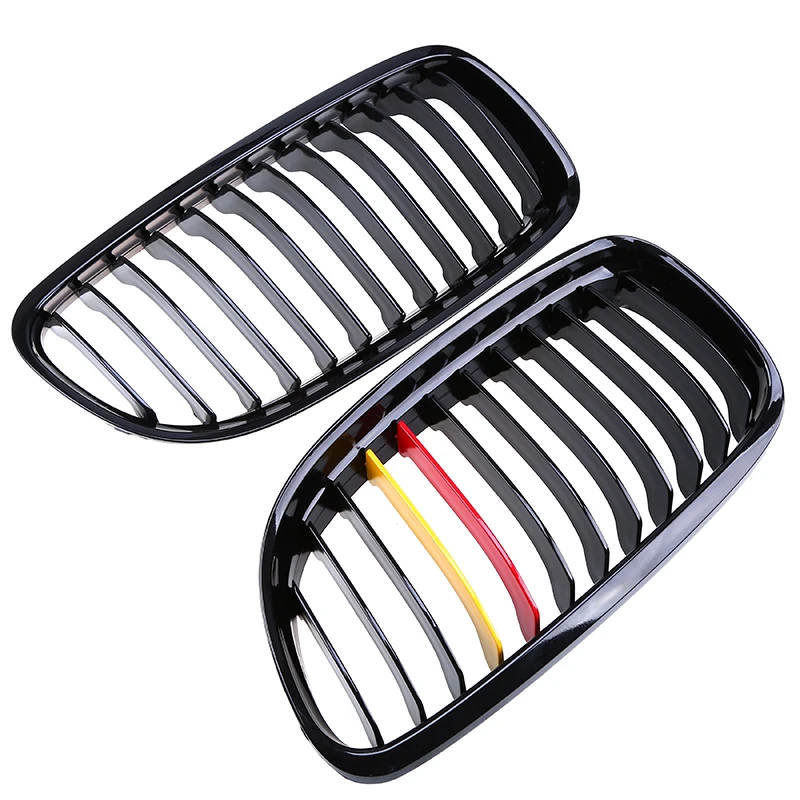 Глянцевая черная передняя решетка для почек гриль BMW 3-Series E91 Touring 2008-2012 Facelift