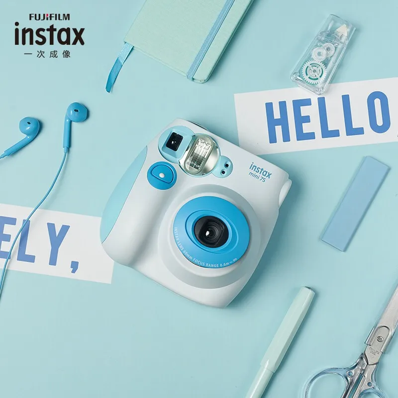 100% оригинальная однократная Мини-Камера Fujifilm/Fuji instax mini 7C/7S Полароид Mini7C подарок