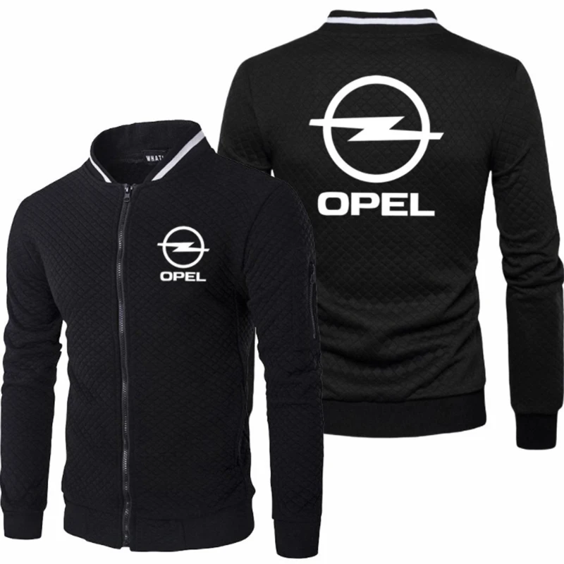

Mens Sweatshirts OPEL Print Sweatshirt Spring Autumn Mens Jacket Long Sleeve Sportswear Casual Zipper Hoody Male Tops Clothing