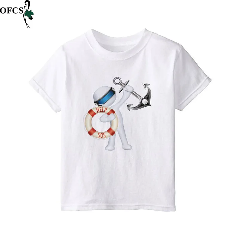 Летняя детская одежда футболки для мальчиков с коротким рукавом детские принтом