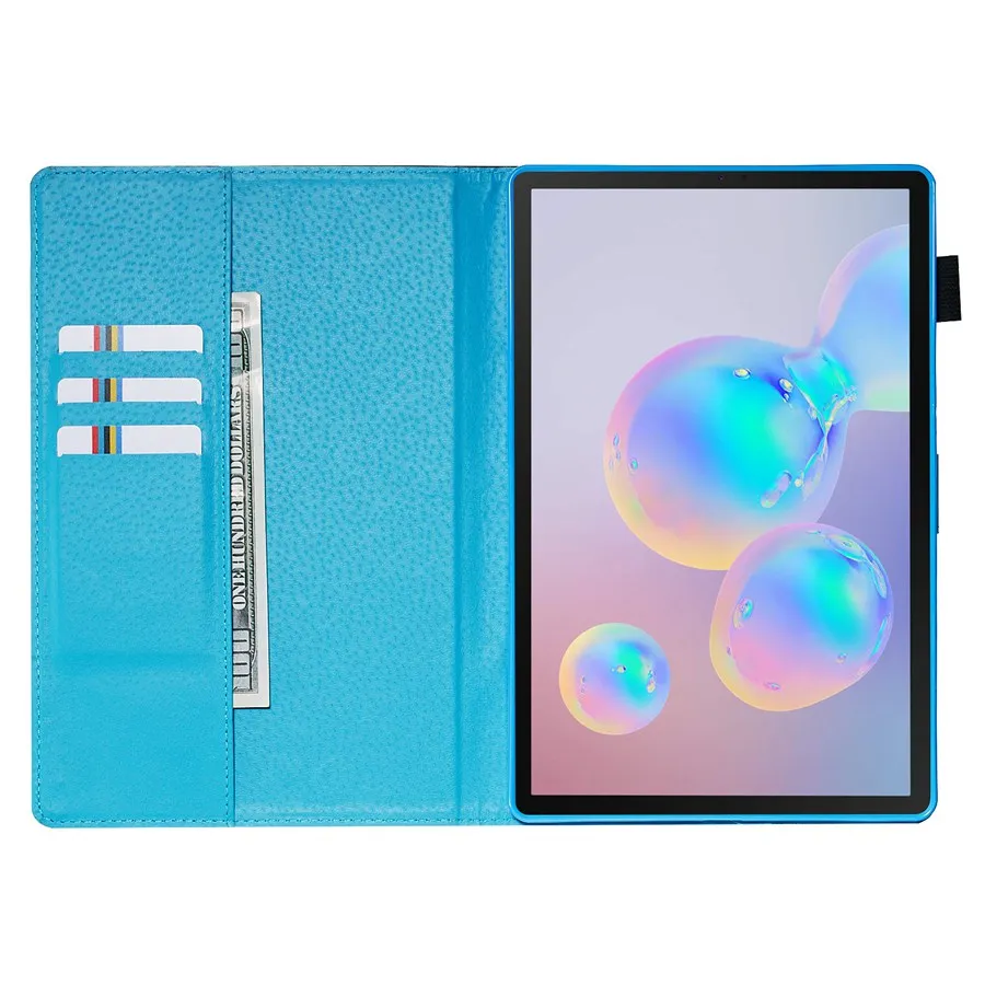 3D кот Тигр PU кожаный чехол для Samsung Galaxy Tab S6 10 5 2019 SM T865 T860 защитный планшета +