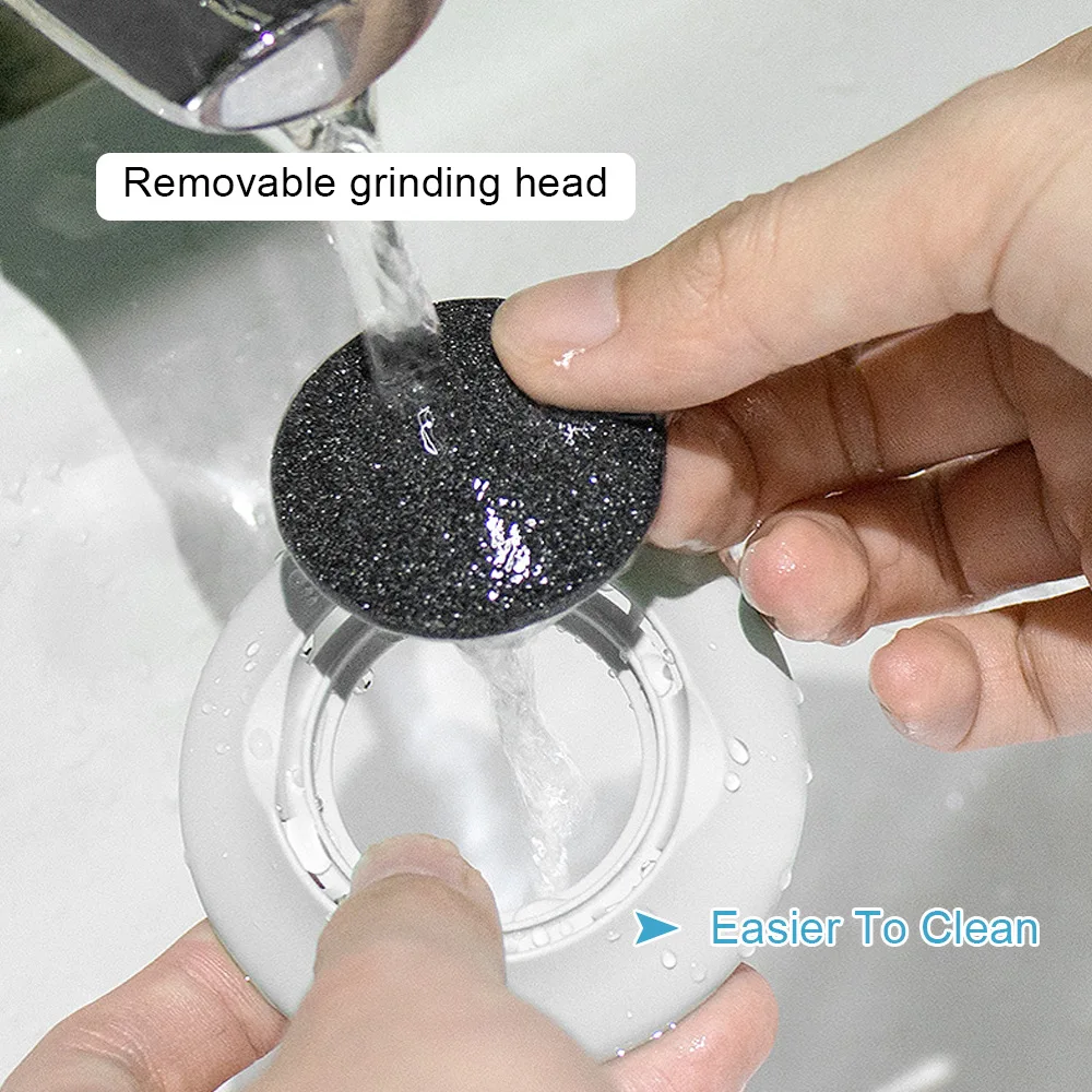 Electric Foot File Vacuum Callus Remover Pedicure Tools Dead Skin Files USB Rechargeable Care Tool | Красота и здоровье