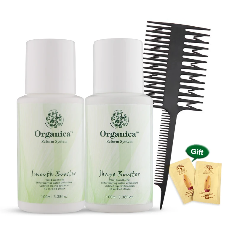 Натуральный органический запах гидролизованный кератин набор для лечения волос