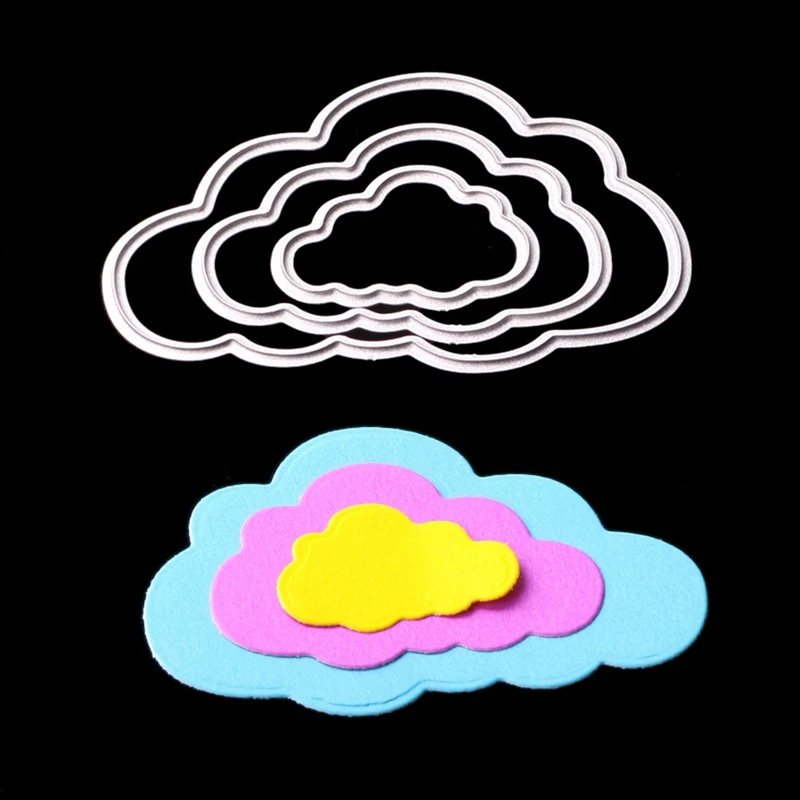 1 шт. облака металлические высечки штампы Скрапбукинг тиснение папка Костюм для