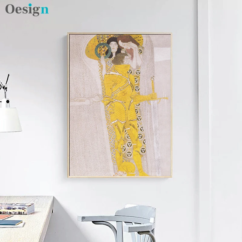 Квадро-де-пинтура поцелуй масла от guizav klimt arte para sala de estar pintura decorativa reоткровенные