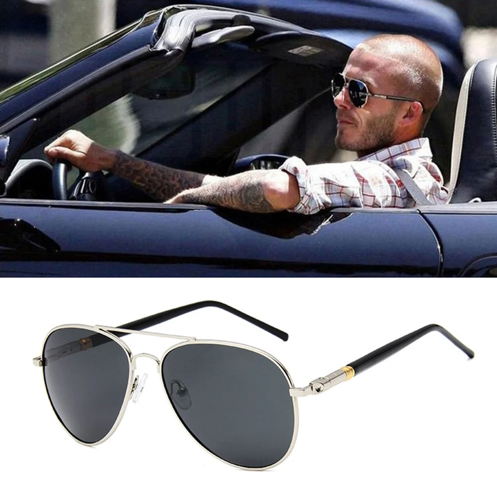 

Classic Retro Pilot Sunglasses Men Luxury Brand Design Metal Spring Temples Sun Glasess For Women Outdoor Driving Vintage Shades