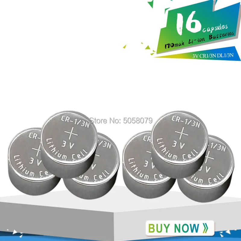 Одноразовые цилиндрические батареи CR1/3N DL1/3N 2L76 K58L 5018LC CR11108 3 в Первичная литиевая