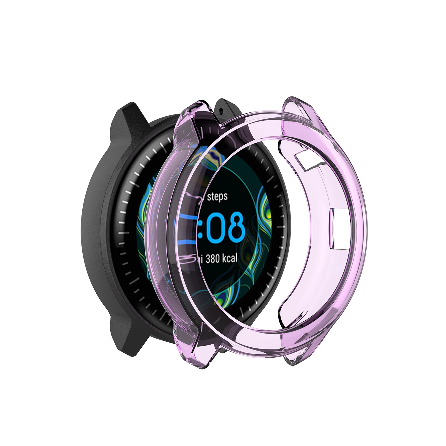 5 Прозрачный защитный чехол из ТПУ для Garmin Vivoactive 3 Music Smart Watch долговечные аксессуары - Цвет: 5