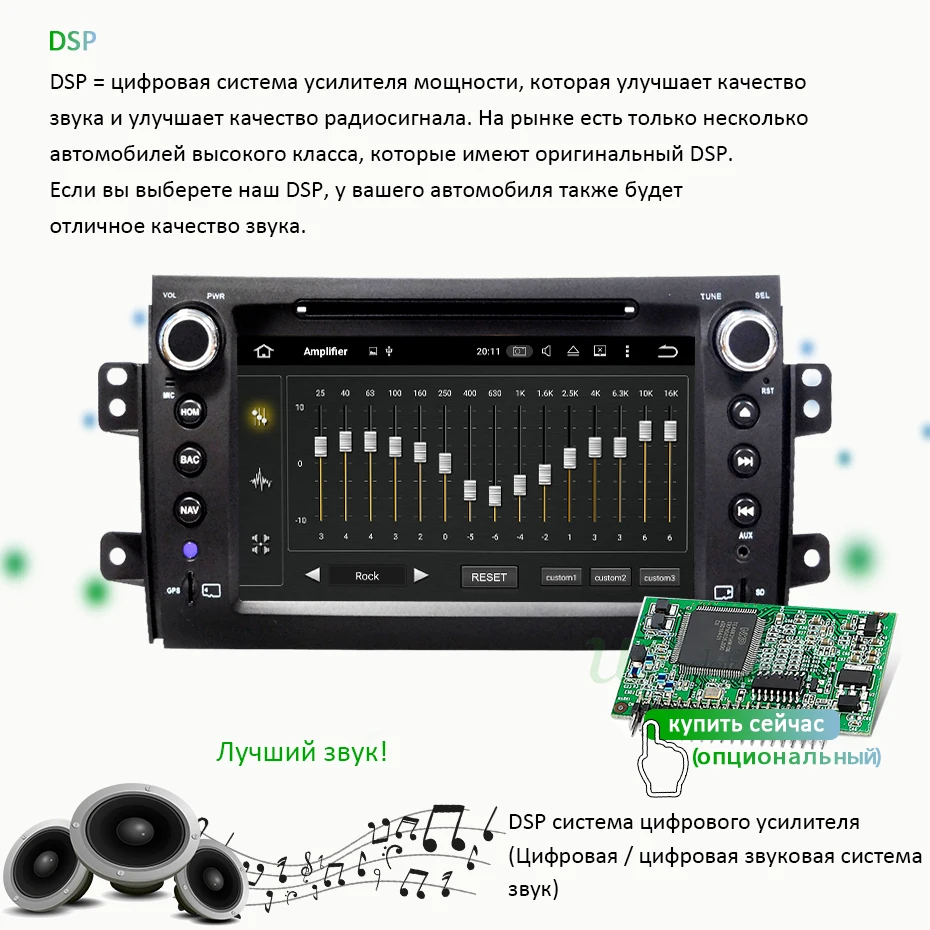 " 4G 64G Android 9,0 DSP ips экран AV выход автомобильный dvd-плеер для Suzuki SX4 2007-2013 gps навигация Мультимедиа Радио ПК