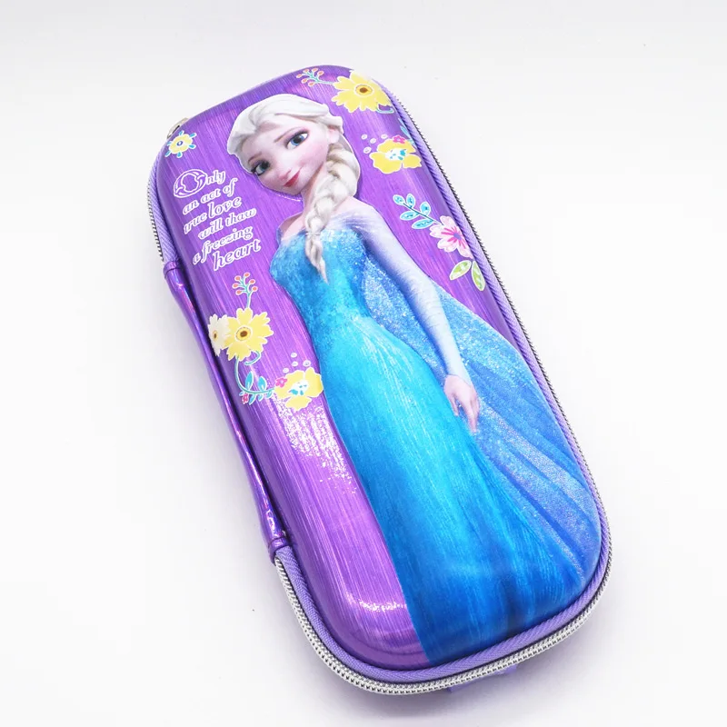 Замороженные Микки и Минни Маус милый пенал disney пенал с мультяшным рисунком Белоснежки и принцессы с длинными волосами ящик детского подарка - Цвет: C