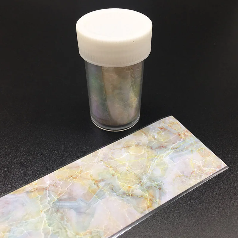 100 см розовый мрамор Фольга для ногтей Наклейка звездное небо переводная бумага