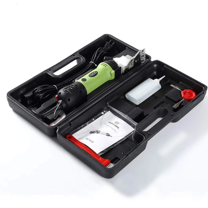 

220V Electric Wool Shear Shearing Sheep Goats Clipper Flexible Pet Hair Shearing Machine Cutter Wool Scissor Farm Supplies